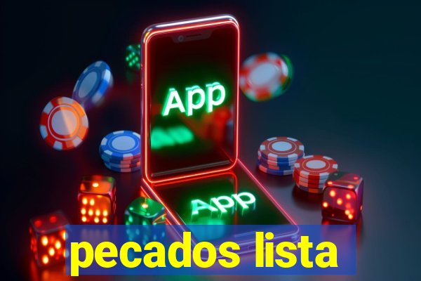 pecados lista